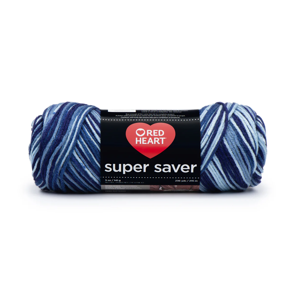 Red Heart Super Saver Stripes - Shaded Dusk